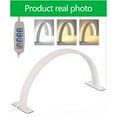 thumbnail image 2 of Nail Light for Desk | Half Moon Light for Nail Desk | Foldable Nails Table Lamp | Multiple Color Modes and Brightness for Beauty Eyelash Makeup Tattoo Crafts Reading Spa Salon Nail Tech, 2 of 7