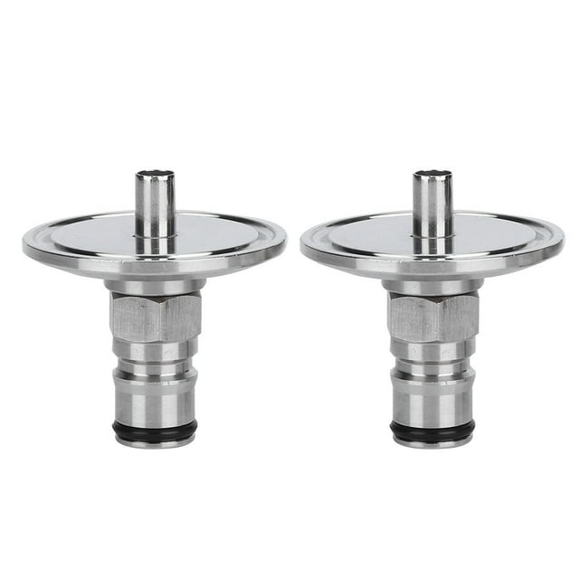 Keg Posts Parts,2Pcs 304 Stainless Steel Tri Clampto Ball Lock Post Homebrew Keg Ball Lock Post Streamlined Design