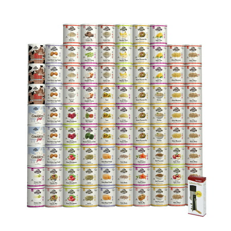 Augason Farm’s Deluxe Emergency 1-Year Food Supply (1 Person), 86 #10 Cans, Wheat