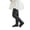 Dark Gray, variant on Girls Leggings (0-9 Years) Fall/Winter 100% Cotton Knitted Striped Dance Base Pants Beige Size 0-3M