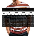 thumbnail image 4 of Mfakffe Men T Shirts Crewneck Striped T-Shirt Soft Elastic Tees Summer Beach Casual Tops, 4 of 5