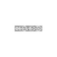 thumbnail image 2 of Araiya Fine Jewelry Sterling Silver Round-shape Lab Grown Diamond Cluster Ring (1 Cttw, D-F Color, VS1 Clarity) Size 5, 2 of 6
