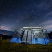 CORE 18' x 10' 12 Person Lighted Instant Cabin Camping Tent, 54lbs