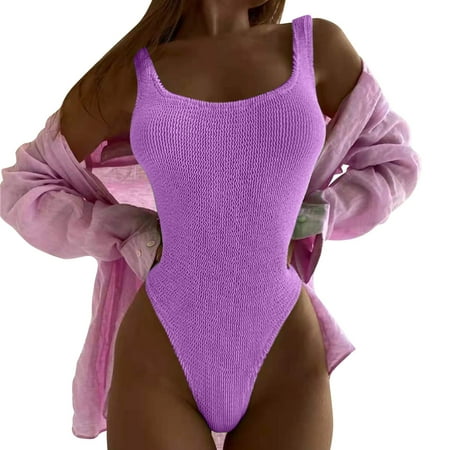 Women s onepiece Swimsuits Tummy Black Bandeau Bikini High Waisted Bathing Suit Sexy Shorts Wrap Tie Back Monokini Pink Thong Bikini Swimwear 1 Piece Swimsuit