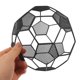 thumbnail image 3 of BRIGHTFUFU Pantalla de lámpara moderna hueca con forma de balón de fútbol, cubierta decorativa para lámpara, 3 of 8