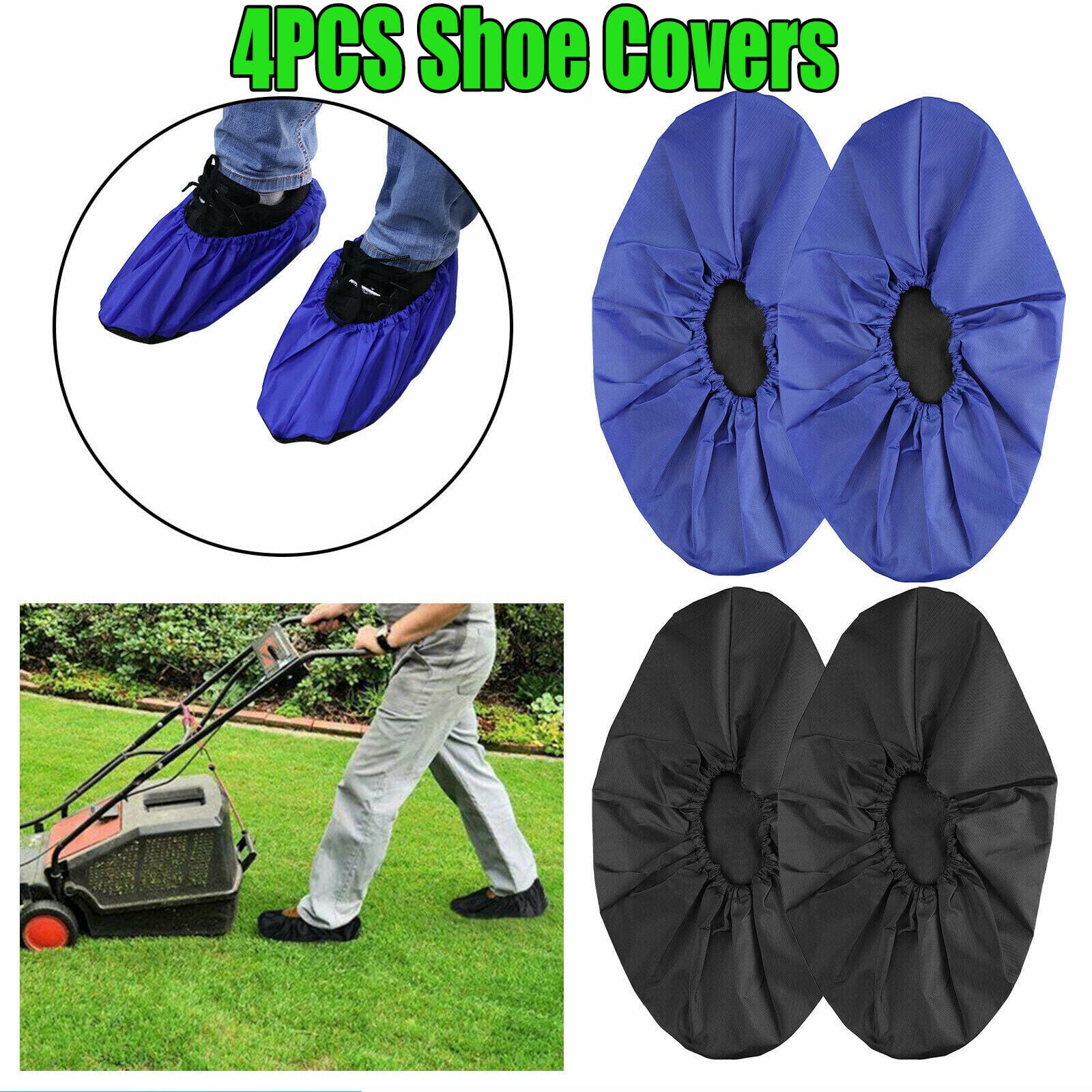 US Reusable Rain Snow Shoe Covers Waterproof Overshoes Anti-slip Boot Gear Cover 