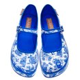 thumbnail image 2 of Hot Chocolate Design Women's Platform Shoes – Toiles de Jouy Mary Jane, Buckle Closure, Blue Toile Pattern, 2.2" Platform Heel, Rubber Sole, Cushioned Insole, Size 6, 2 of 7