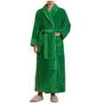 thumbnail image 4 of ZVNAΖH Thick Fluffy Robes for Women, Warm Soft Floor Length Flannel Bathrobes, Winter Long House Coat with Pockets, Christmas Clearance Sales, 4 of 6
