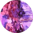 thumbnail image 1 of Ahgly Company Indoor Round Oriental Pink Industrial Area Rugs, 6' Round, 1 of 4
