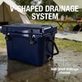 thumbnail image 6 of 25QT Portable Insulated Hard Cooler with Bottle Opener  Cup Holder and Forming Ruler for Travel  Beach Camping  Fishing, 6 of 16