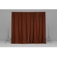 thumbnail image 4 of Solid Poplin Window Curtain or Photography Backdrop 58" Wide - Copper, 4 of 5