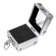 thumbnail image 1 of Nail Drill Bit Holder Case 25 Holes Transparent Flip Cover Dustproof Nail Drill Bit Storage Box Silver, 1 of 5