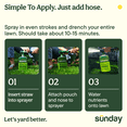 thumbnail image 6 of Sunday Green Machine Ready-to-Spray Liquid Lawn Fertilizer (22-0-3), 42.3 oz, 5000-Sq ft, 6 of 8