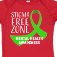 thumbnail image 4 of Inktastic Stigma Free Zone Mental Health Awareness Boys or Girls Baby Bodysuit, 4 of 5