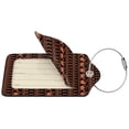 thumbnail image 2 of Sikiie Vintage Pumpkin Pattern Luggage Tag for Suitcase Leather Baggage Tag with Stainless Steel Loop Privacy Cover for Women Men Girls-1, 2 of 5