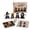 Black2, variant on Gytml Handmade Country Style Figurine Beading DIY Kit, Mini Standing Character Ornament Bead Craft Set, Vintage Desk Decor Making Supplies(Black1-1.97Inch)