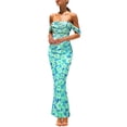 thumbnail image 1 of Vestido largo PRETTYGARDEN ajustado fruncido para mujer, verano 2025, 1 of 9