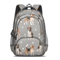 thumbnail image 2 of Beagle and Dog Footprints Backpack for School,Cute School Bag,Schoolbag with Adjustable Shoulder Straps & Padded Back,16.9 Inch, 2 of 5