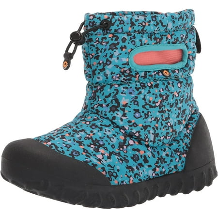 

BOGS Unisex-Child B Moc Snow Boot Big Kid 8-12 Years 6 Big Kid Little Textures Print - Electric Blue