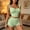Green, variant on Blmnix Sexy Pajamas Women Pajamas Summer Pajamas Sleepwear Sets Pajama Set Straight-Leg Black Sleeveless Sweetheart Short Cotton Pajamas for Women,L