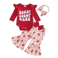 thumbnail image 1 of Conjunto de mamelucos navideños Kuriozud para bebés y niñas de 3 a 6 m, 1 of 7