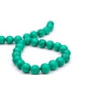 Round - Shaped Green Man Made Turquoise Beads Semi Precious Gemstones Size: 12x12mm Crystal Energy Stone Healing Power for Jewelry Making