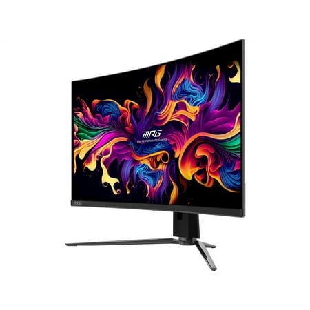 MSI - MPG 321CURX QD-OLED 32" 3840x2160 (UHD) Curved OLED Quantum Dot Monitor 240Hz 0.03ms(GTG) HDR400 Type-C DisplayPort HDMI - Black