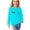 Light Blue, variant on Lmnyox Kids Shirt Print Crew Neck Long Sleeve Basic T Shirt Boys Girls Casual Pullover Tops Fall Winter Clothes