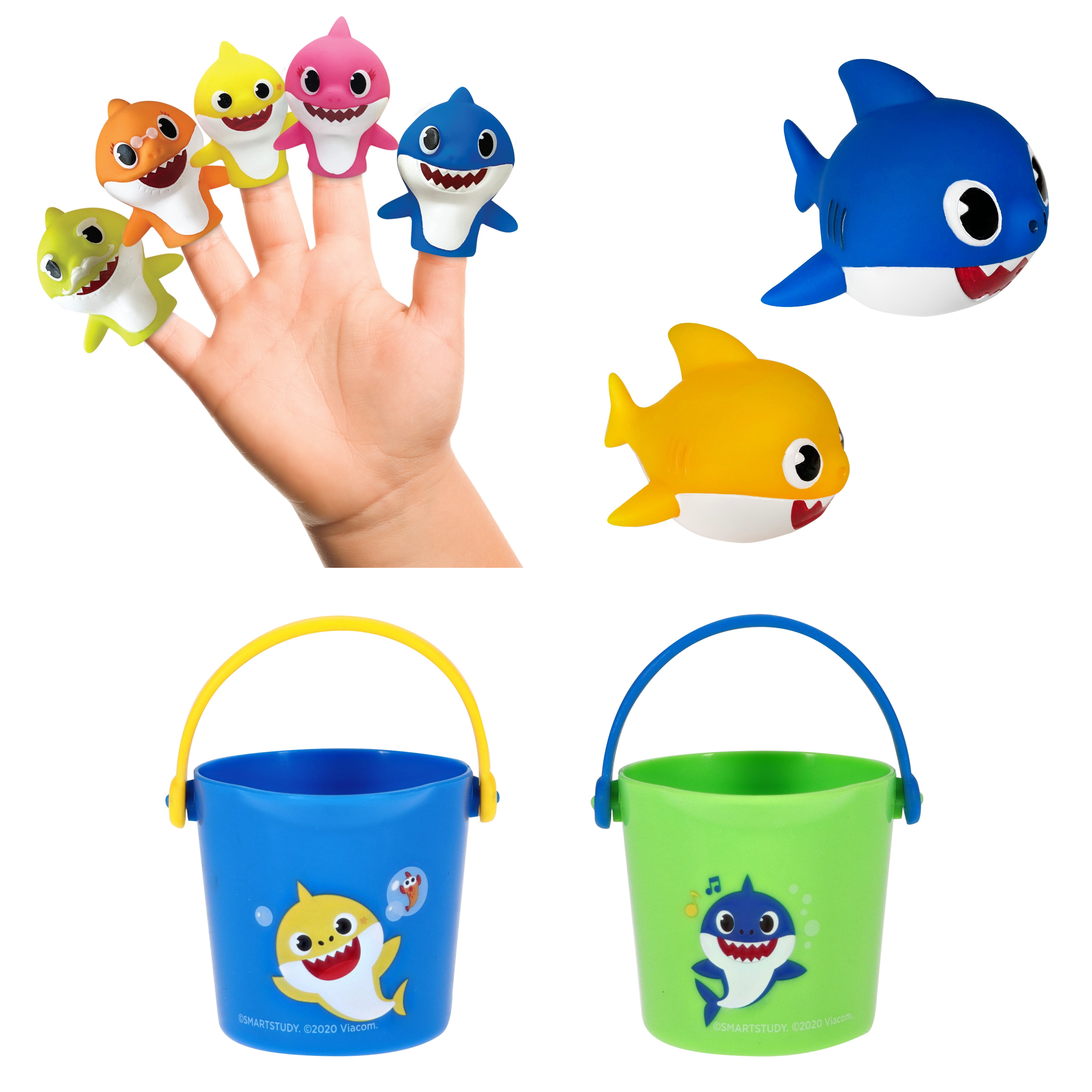 PINKFONG Baby Shark Family Bath Towel Glove Bathing Time Play Toy Kids 4 Colors 