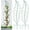 Green - Leaf 3pack, variant on FICISOG 3 Pack Garden Trellis for Climbing Plants, 59" x 16" Large Metal Outdoor Decorative Potted Trellises for Vegetable Flower Rose Vines Cucumber Plant Support