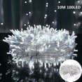 thumbnail image 1 of Cortina de luces Led, adornos navideños para el hogar, luces de carámbano de copo de nieve, decoración navideña, Año Nuevo 2022, 1 of 4
