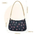 thumbnail image 3 of FORMRS Womens Shoulder Bag with Chain Strap Clutch Purse Cute Tote Handbag, Red Fireworks Pattern, 3 of 7