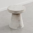 thumbnail image 2 of Simpli Home Robbie 16 inch Wide Solid Mango Wood Accent Table, Distressed Aged White, 2 of 7