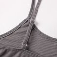 thumbnail image 6 of Womens Short Pajama Set Ribbed Knit Cami Top and Boxer Shorts Pajamas Cute Pj Sets(Grey,S), 6 of 6