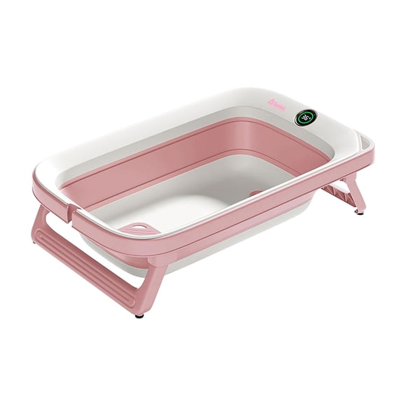Bañera D'bebé Plegable Cuack Cuack Ligera Rosa Nueva