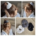 thumbnail image 3 of 3Pcs Towel Scrunchies for Drying Hair, Absorbent Thick Ponytail Holder Wet Hair Accessories, 3 of 5