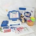 thumbnail image 2 of Cash Register Toy Simulated: Cashier Playset Supermarket Checkout Toy with Light, 2 of 10