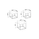 thumbnail image 3 of Juego de Mesas Kessa Muebles  Wayne Blanco, 3 of 4