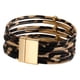 thumbnail image 2 of Pulsera de para mujer, accesorios para conjuntos, fácil de usar, duradera, tipo brazalete. Café leopardo, 2 of 8