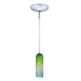 thumbnail image 1 of Jesco Éclairage KIT-QAP411-BUGNCH Brillant Cased Glass&44; Opal Mat - Bleu & Vert, 1 of 1