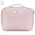 thumbnail image 3 of Gustave 2 in 1 Portable Travel Makeup Beauty Bag Waterproof Multifunction Cosmetic Organizer with Inner Pouch "Light Pink", 3 of 11