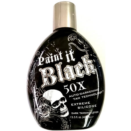 Paint It Black 50X Dark Bronzer Indoor & Outdoor Tanning Bed Lotion