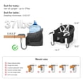 thumbnail image 3 of MTWML Silla alta con gancho y bandeja, silla alta portátil para bebé que se fija a la mesa, silla alta con clip para mesa rápida para bebés y niños pequeños. Asiento de alimentación para bebé para mes, 3 of 5