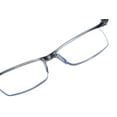 thumbnail image 6 of 12 PK Mens Reading Glasses Readers - Rectangular Half-Frame - Lightweight & Spring Hinge - Block Harmful Blue Light +0.75, 6 of 6