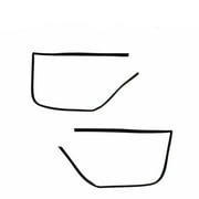 Window Run Channel Weatherstrip Rubber Seal Set of 2 For Chevrolet GMC