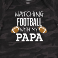 thumbnail image 4 of Inktastic Watching Football with my Papa Boys or Girls Baby Bodysuit, 4 of 5