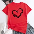 thumbnail image 2 of Camiseta OAVQHLG3B Store lin121212 de Manga corta cuello redondo estampado amor para mujer, 2 of 4