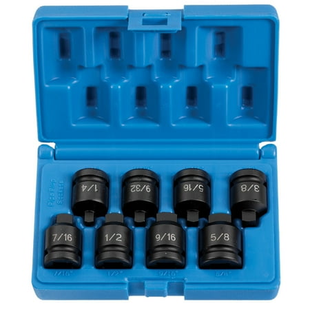 UPC: 0838780002149 | Grey Pneumatic 1308P 1/2 in. Drive 8-Piece Pipe Plug Socket Set