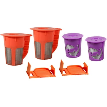 Keurig 2.0 K-Cup Two K-Carafe Pair Clever Clip Refillable Reusable Filter 2 KCup