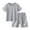 Grey, variant on Boys Sports Suit Summer Solid Color Quick Drying Mesh Short Sleeved Set Childrens Basketball Suit Two Piece Set